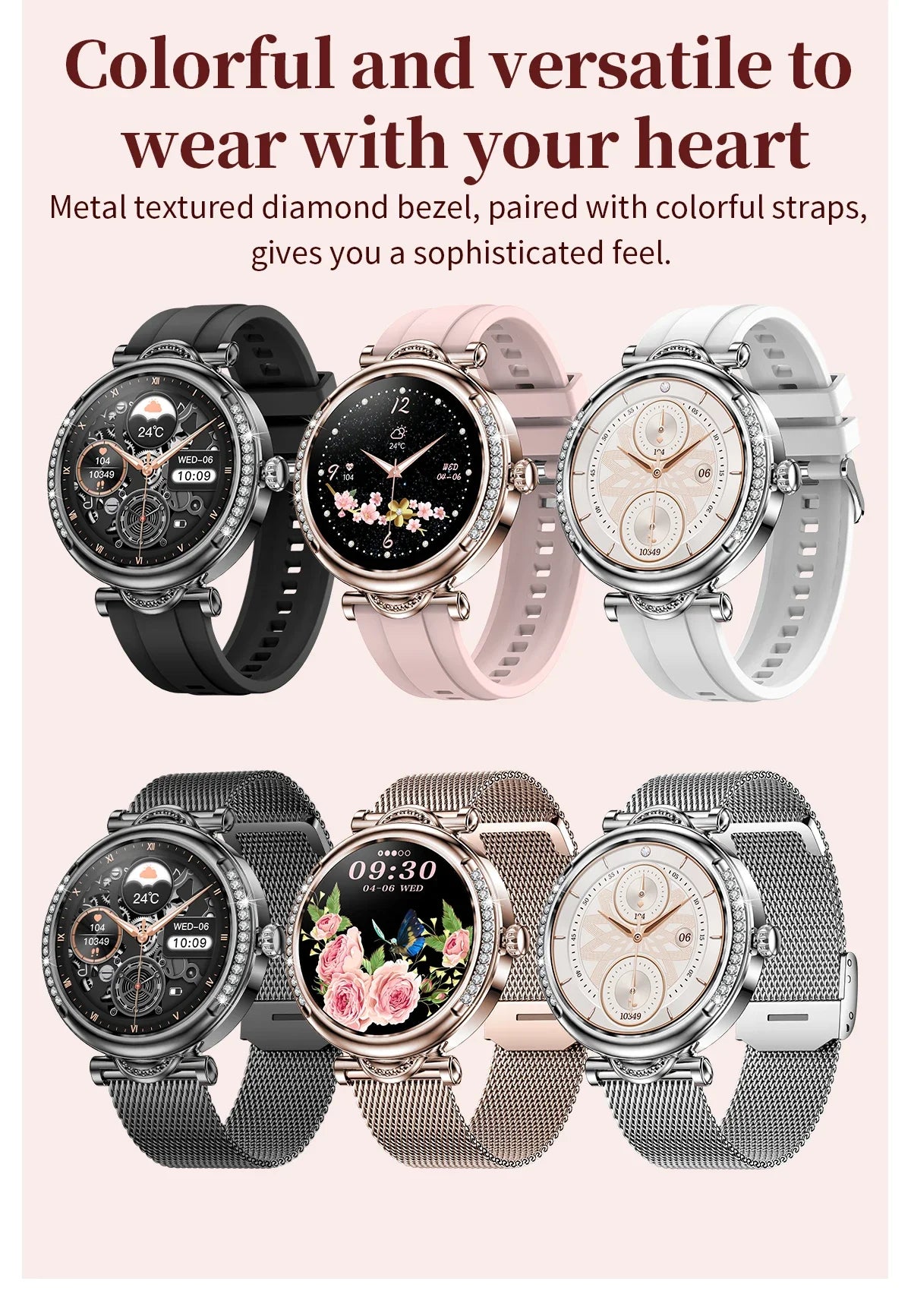 New Arrivals Montre Intelligente Pour Femme CF32 Smart Watch 1.27 Inch 360*360 Screen BT Calling Smartwatch for Women Ladies