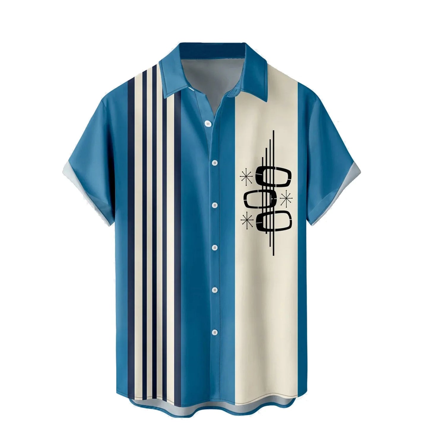 Men's Short-sleeve Shirts for Summer Featuring a Simple Design That's Effortlessly Versatile.