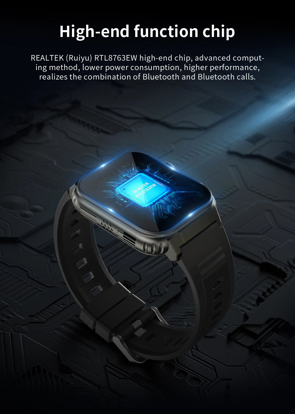 Smart Watch A70 2024 Hot Sale Sport Ip68 Waterproof 2.0 Inch Screen 600mah Long Standby Time Montre Intelligente Fashion Watch
