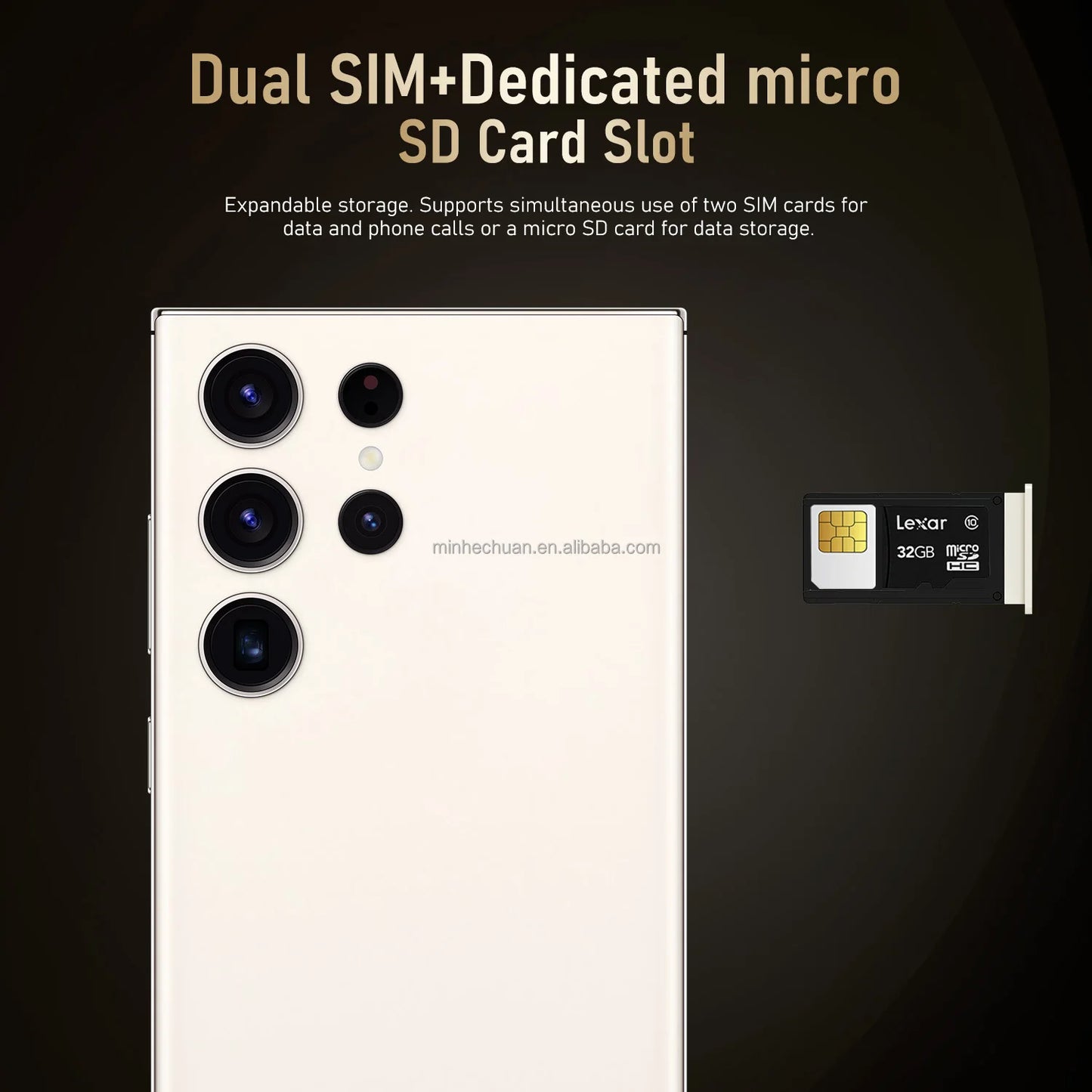2024 New Original S24 ultra 5g Smartphone 16GB+1TB 7.3 Inch Cellphones Android 13.0 Gaming Mobile Phones