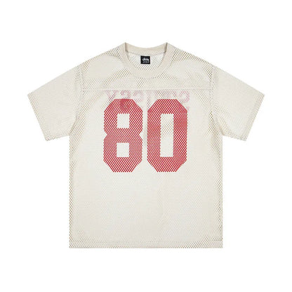 Classic Basic Men's Women's Summer Sports Leisure Jersey Simple Commuter Joker Letter Printing Short Sleeves Solid Street New