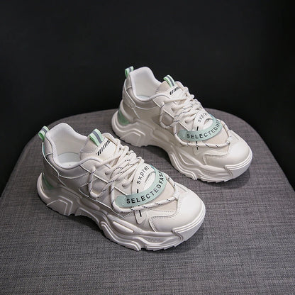 Forlea's Retro Girls Sneaker Shoes Lightweight and Height Increasing Flat Heel Walk Shoes for Women Summer & Winter