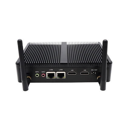 Cheap Fanless Mini PC HTPC N3150/N3160 2.08GHz Quad Core Dual RJ45 2*HD-MI 4xUSB 3.0 2xUSB 2.0 Linux Office Computer
