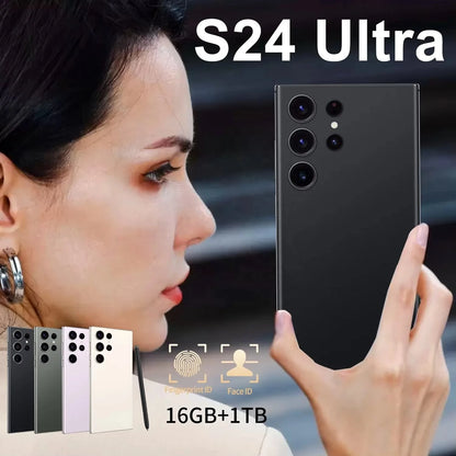 2024 New Original S24 ultra 5g Smartphone 16GB+1TB 7.3 Inch Cellphones Android 13.0 Gaming Mobile Phones