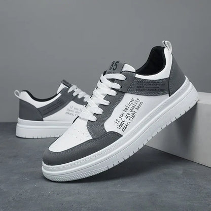 Wholesale   Men's Shoes New Breathable High Top  Men's Trendy  Little White Shoes Sports and Casual Board Shoes