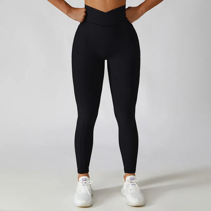 PASUXI Seamless Ribbed Workout Outfits for Women 2/4 Piece Sport Bra High Waist Shorts Yoga Leggings Sets Fitness Gym Clothing