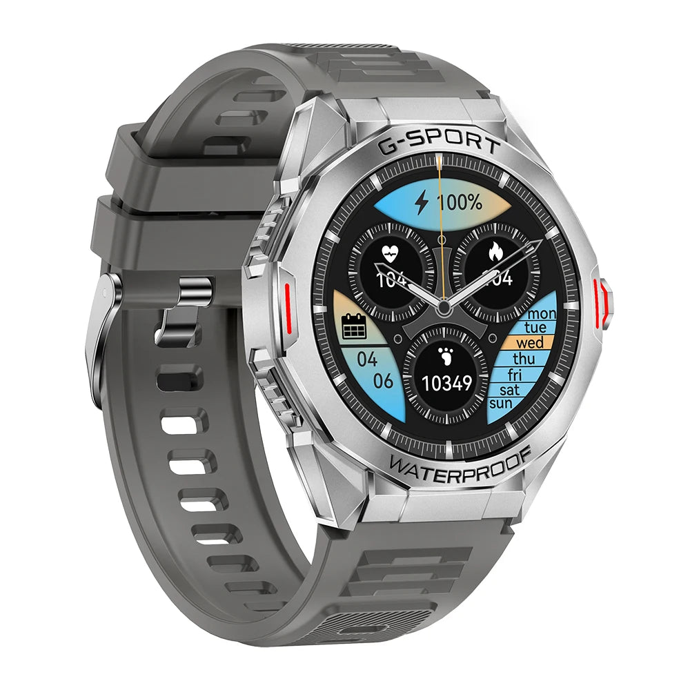 TKYUAN Montre Intelligente Smart Watches for Men Fitness Tracker Jam Pintar Outdoor Tactical Smartwatch 2025 Reloj Inteligente