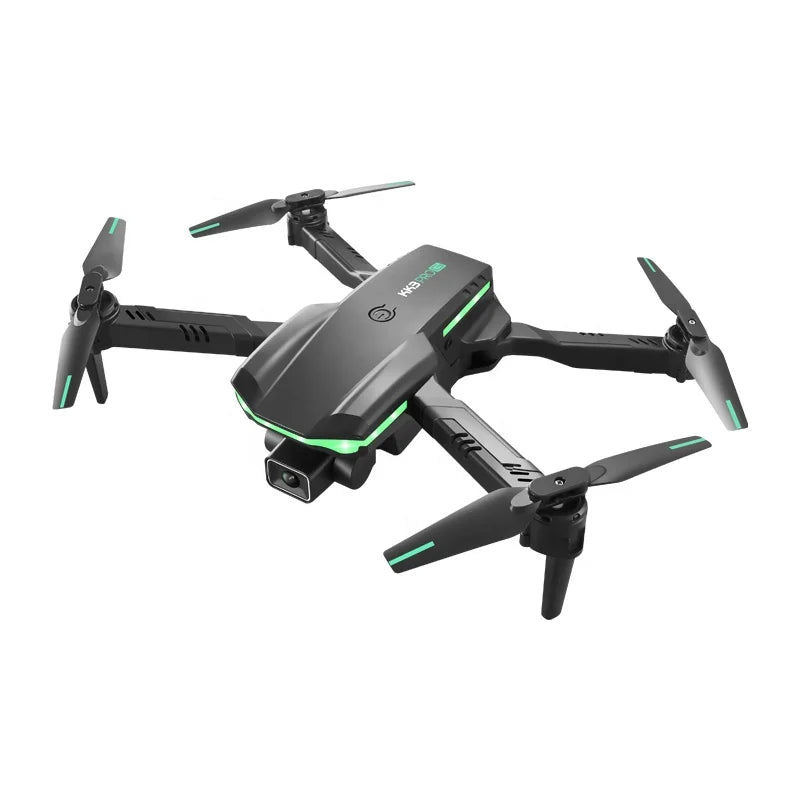 Quadcopter KK3 Pro Drone 2.4G WiFi FPV With Dual 4K H-D Cameras Helicopter Six-Axis Remote Obstacle Foldable Mini Drone Kids Toy