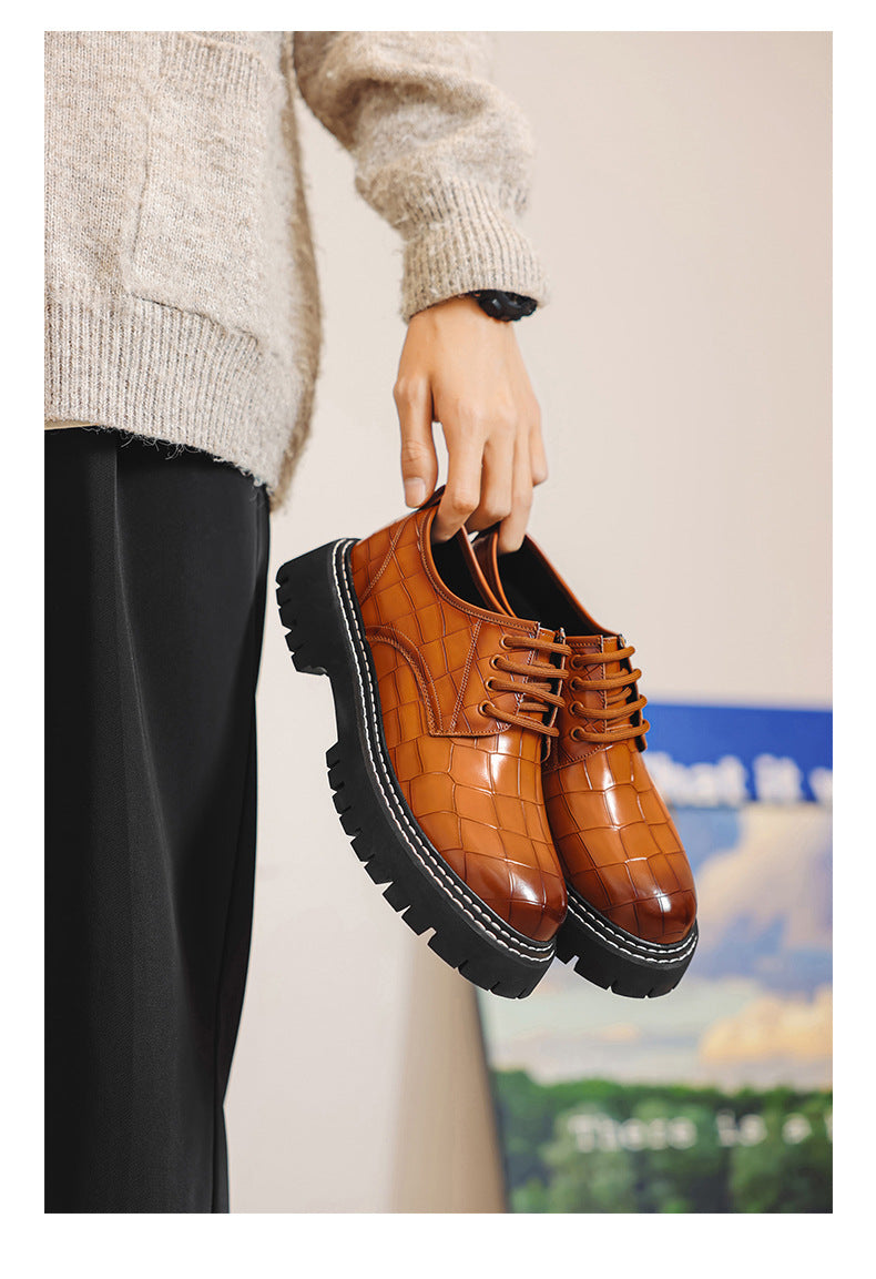Crocodile Man Dress Shoes Formal Brand Mens Office Shoes Leather Wedding Dress Coiffeur Party Man Italian Shoe Original Leather