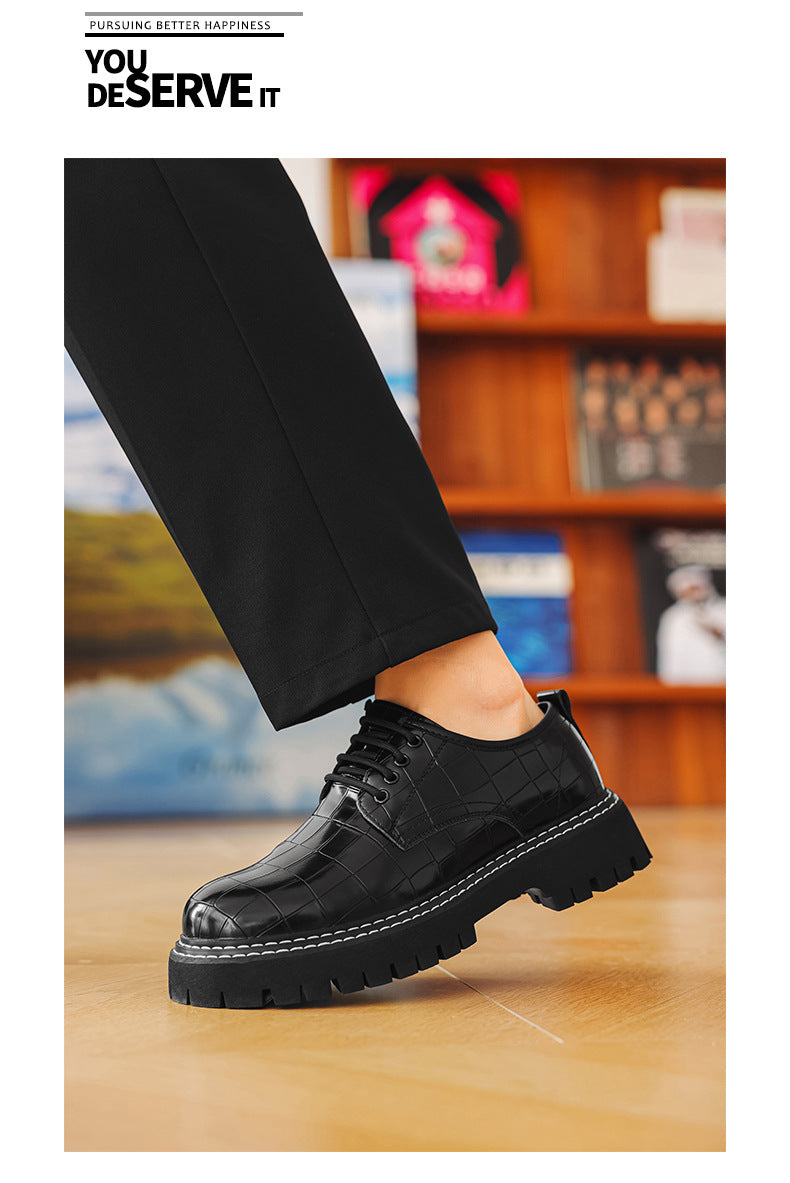 Crocodile Man Dress Shoes Formal Brand Mens Office Shoes Leather Wedding Dress Coiffeur Party Man Italian Shoe Original Leather
