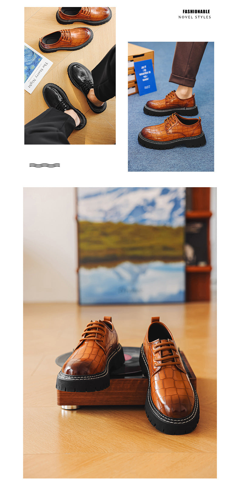 Crocodile Man Dress Shoes Formal Brand Mens Office Shoes Leather Wedding Dress Coiffeur Party Man Italian Shoe Original Leather