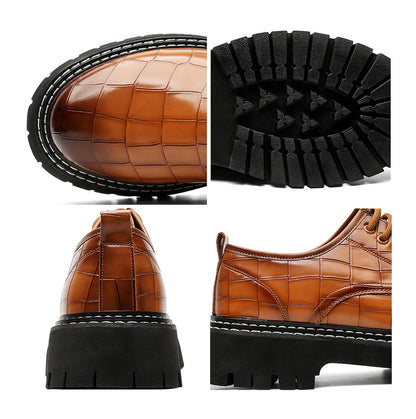 Crocodile Man Dress Shoes Formal Brand Mens Office Shoes Leather Wedding Dress Coiffeur Party Man Italian Shoe Original Leather