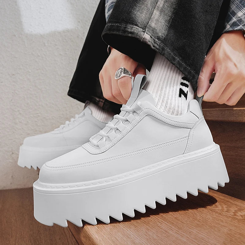 Fashion Classics Chunky Skateboard Zapatillas Hombre Mens Tennis Thick Sole Male Sneakers Outdoor Anti Slip Casual Shoes for Men
