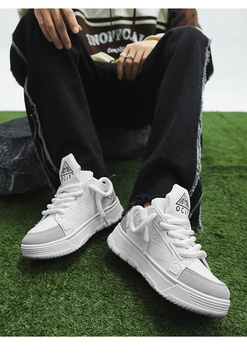 Mens Shoes Casual Sneakers Summer Outdoor Sports Running Platform Fashion Designer Luxury Skateboard Leather Ankle Tennis