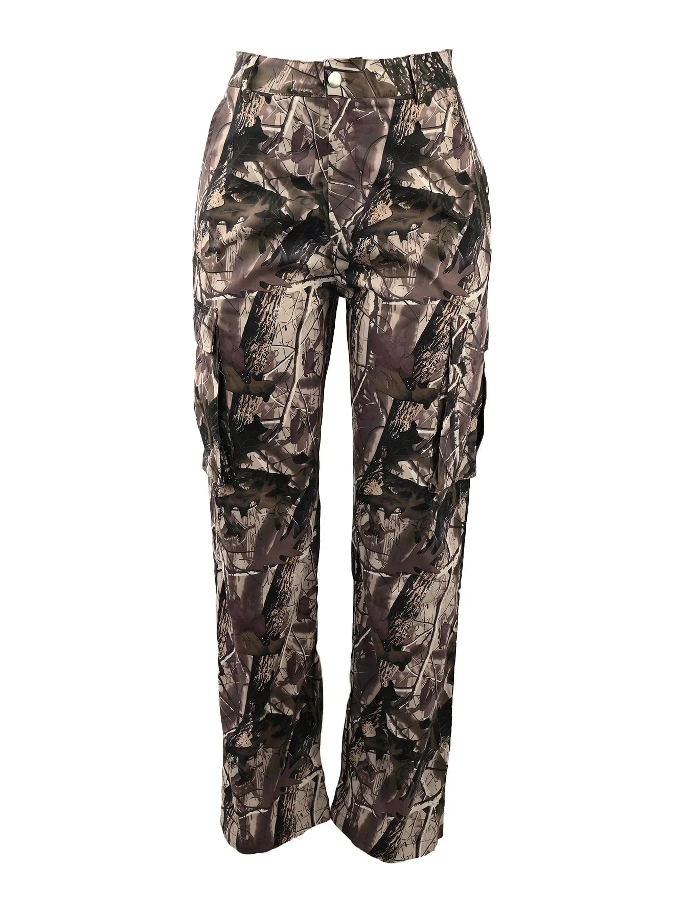 Summer Outfits y2k Clothes Streetwear Print Pants For Women Gray Casual Trousers Baggy High Waist Wide Leg Pants Trousers