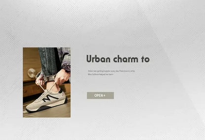 Sneakers Casual Mens Designer Retro Running Shoes Fashion Microfiber Leather Fabric Breathable Increased Internal Platform Shoes