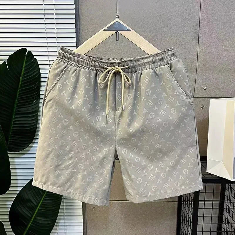 2025 Summer Adult Children's Five-point Shorts Summer New High-end Brand Trendy Brand Casual New Versatile Children's Sports