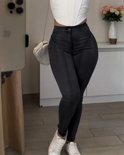 Skinny Jeans Women Mid Waist Fashion Simple y2k Pants 2023 Elegant Korean Style Clothes Pencil Pants Temperament Hot Selling