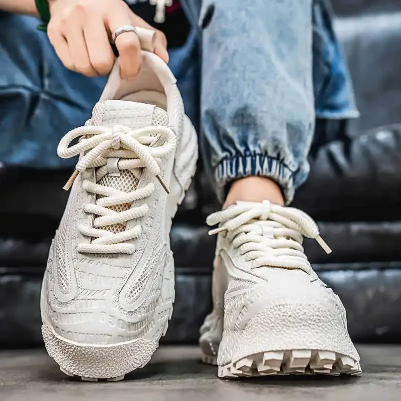Without Heels Round Foot Retro Shoes Men Dress Casual Dress Men's Shoes Sneakers Sport Bity Latest Tenisse Tenisse Shors