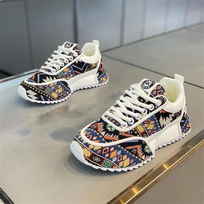 Designer Big Size 39-48 Men Chunky Sneakers Flats Board Shoes 2025 Spring New Microfiber Leather Casual Shoes Increased Internal