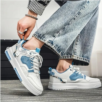 2025 Fashion Men Casual Platform Sneakes LaceUp Trainers Student Sneakes Mens Vulcanized Shoes Tennis Sneakers
