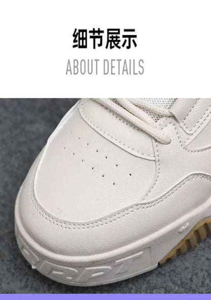 2025 spring and autumn new fashion all increase small white board shoes summer leisure sports high top tide shoes