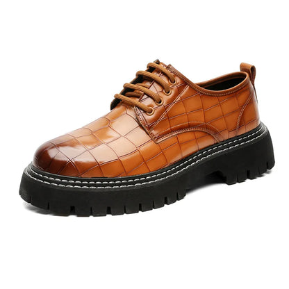 Crocodile Man Dress Shoes Formal Brand Mens Office Shoes Leather Wedding Dress Coiffeur Party Man Italian Shoe Original Leather