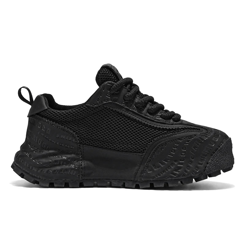 Chunky Sneaker Men Designer Cover Bottom Board Shoes Fashion Casual Mesh Breathable Increased Internal Flat Platform Sport Shoes