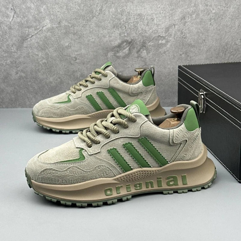 Trendy Brand Men's New Comfortable and Versatile Casual Shoes with Soft Soles Anti Slip and Wear-resistant Shoes