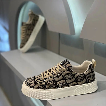 Men's Shoes Spring New Versatile Canvas Shoes Low Cut Casual Board Shoes Design Sense Sports Shoe Sneakers Men Zapatos Casuales