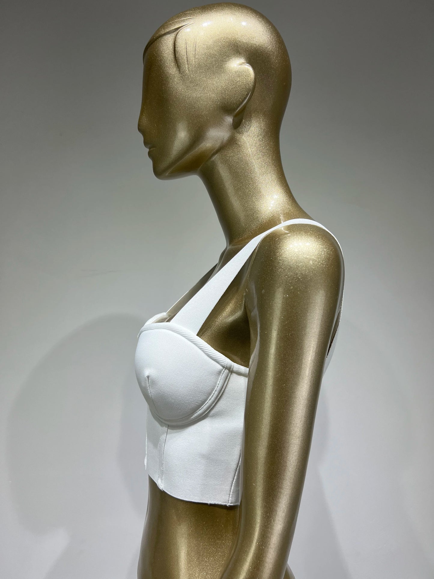 Women Summer Soild Sexy Strapless Backless Orange Black White Camis Bandage Tops 2023 Celebrity Designer Fashion High Street Top