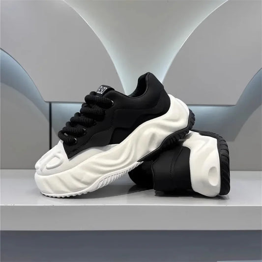 Mens Shoes 2025 Fashion Comfortable Chunky Sneakers Men Designer Walking Shoes Brand Wear-resisting Casual Shoes Tenis Masculino