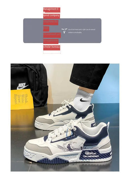 2025 spring and autumn new fashion all increase small white board shoes summer leisure sports high top tide shoes