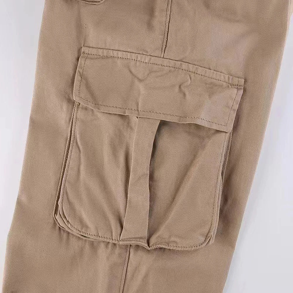 Outdoor Activities L Light Grey Baggy Cargo Pants Fashion Vintage Women Trousers Casual Women's Pants Ideal For Vacation