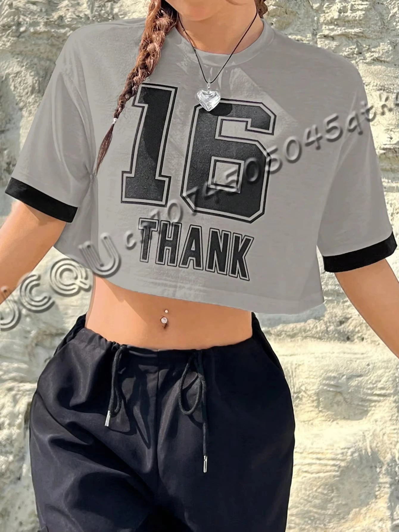 New Number 16 Women's Short Sleeve T-Shirt Casual Crew Neck Summer Women's Sport Short T-shirt Tops Tee Racing T-shirt