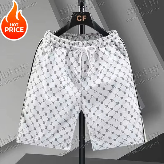 2025 Summer Adult Children's Five-point Shorts Summer New High-end Brand Trendy Brand Casual New Versatile Children's Sports
