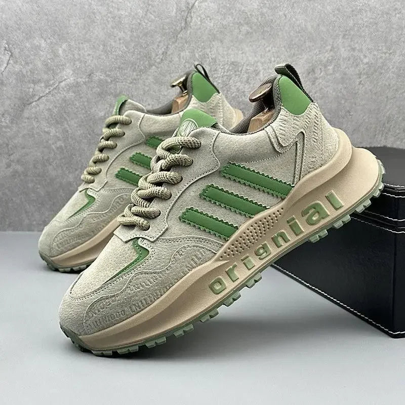 Trendy Brand Men's New Comfortable and Versatile Casual Shoes with Soft Soles Anti Slip and Wear-resistant Shoes
