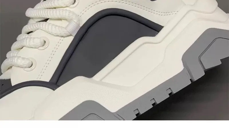 Designer Style Men Shoes White Comfortable Thick Platform Sneakers Fashion Casual Shoes Men 2025 New Brand Sports Trainers Tenis