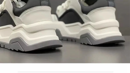 Designer Style Men Shoes White Comfortable Thick Platform Sneakers Fashion Casual Shoes Men 2025 New Brand Sports Trainers Tenis