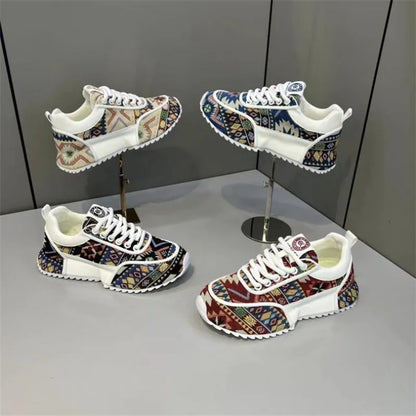 Designer Big Size 39-48 Men Chunky Sneakers Flats Board Shoes 2025 Spring New Microfiber Leather Casual Shoes Increased Internal