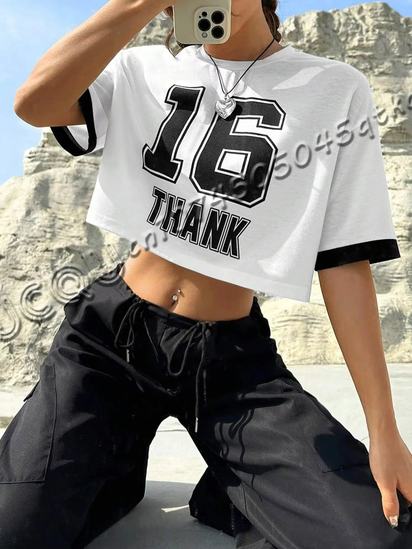 New Number 16 Women's Short Sleeve T-Shirt Casual Crew Neck Summer Women's Sport Short T-shirt Tops Tee Racing T-shirt