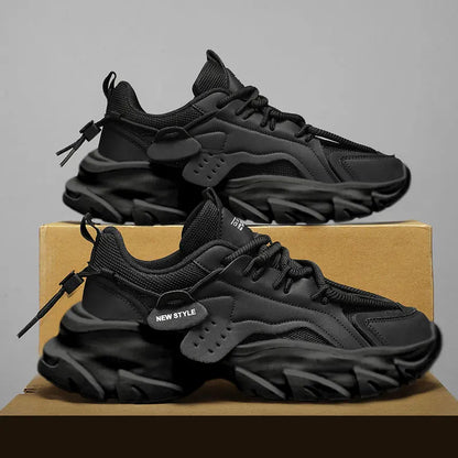 Men's Shoe Breathable Thick Soled Casual Sneakers Outdoor Running Four Seasons New Tennis Men Soft Soles Comfort Male Sneakers