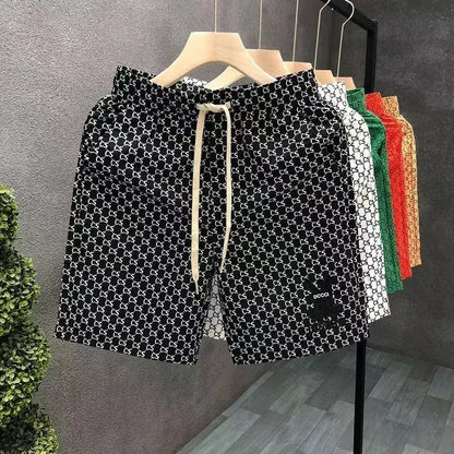 2025 Summer Adult Children's Five-point Shorts Summer New High-end Brand Trendy Brand Casual New Versatile Children's Sports
