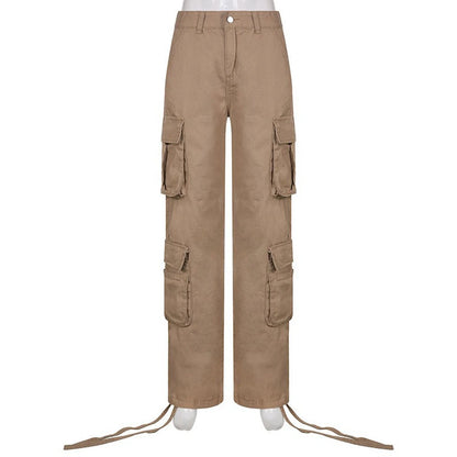 Outdoor Activities L Light Grey Baggy Cargo Pants Fashion Vintage Women Trousers Casual Women's Pants Ideal For Vacation