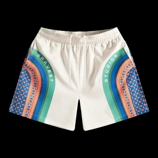 New Men's Quick-drying Luxury Brand Shorts American Comfortable Sports and Leisure High-end Luxury Shorts Light Luxury Shorts