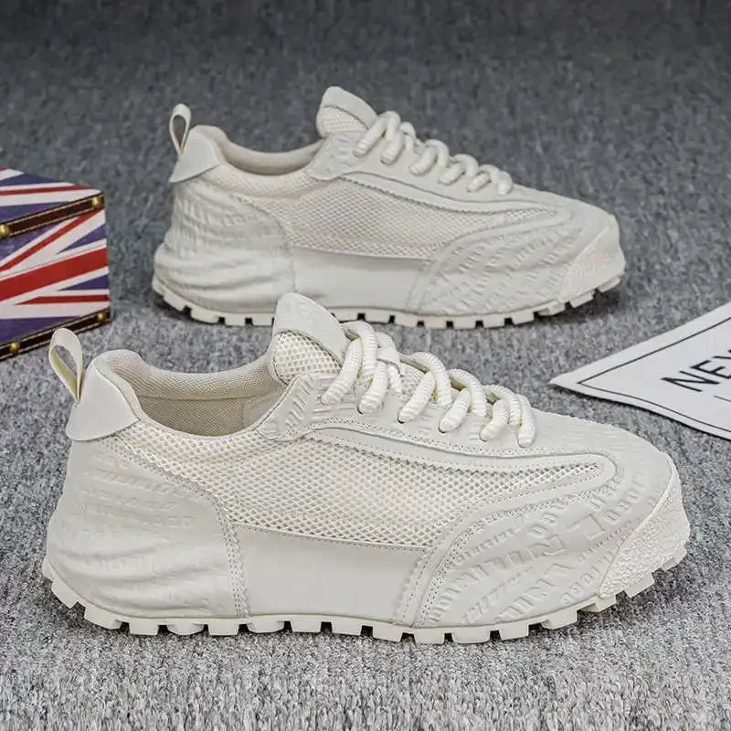 Without Heels Round Foot Retro Shoes Men Dress Casual Dress Men's Shoes Sneakers Sport Bity Latest Tenisse Tenisse Shors