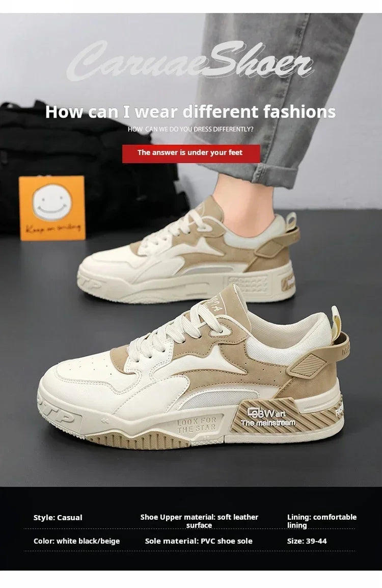 2024 Men Running Shoes New Autumn Brand Design Comfortable Soft Soled Men's Shoes Fashion Mens Sneakers Motorcycle Shoes