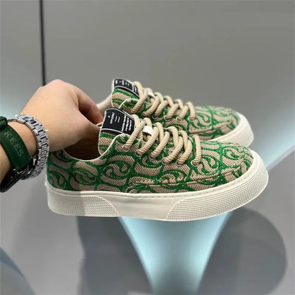 Men's Shoes Spring New Versatile Canvas Shoes Low Cut Casual Board Shoes Design Sense Sports Shoe Sneakers Men Zapatos Casuales