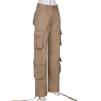 Outdoor Activities L Light Grey Baggy Cargo Pants Fashion Vintage Women Trousers Casual Women's Pants Ideal For Vacation