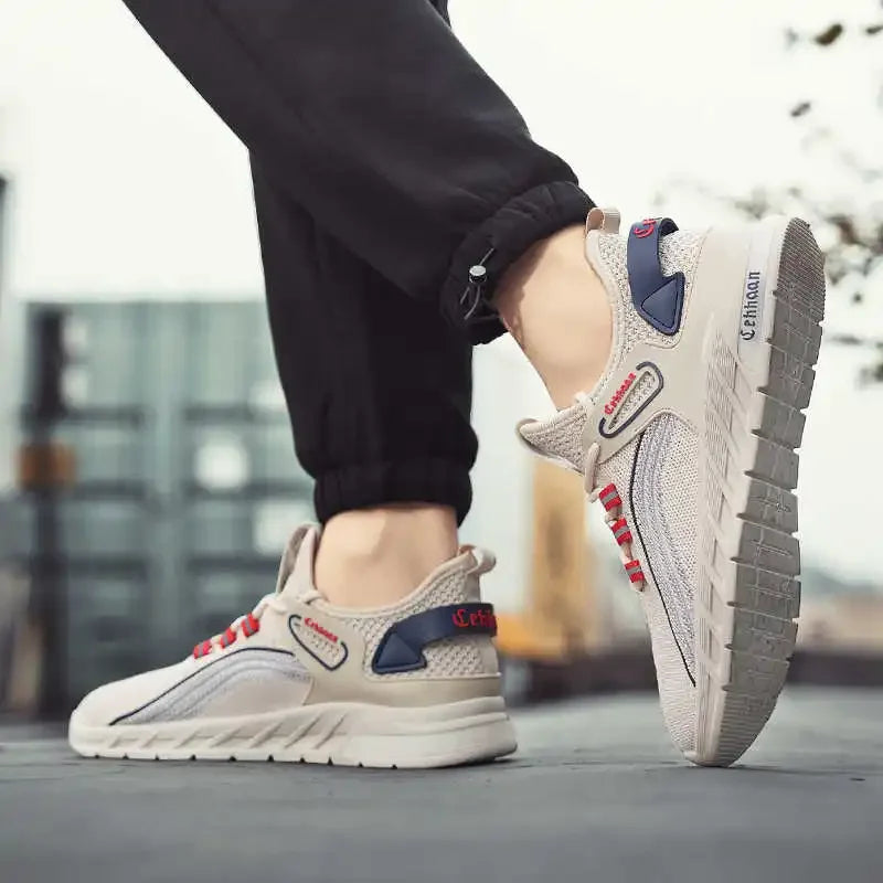 Lace-up Tied Luxury Sneakers For Men High Ankle Shoes Men Brown Long Boots Sports Pretty Latest High Quality Runner Tenks
